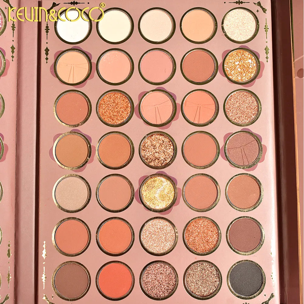 Paleta de Sombras de Ojos Brown Bowknot de 117 Colores