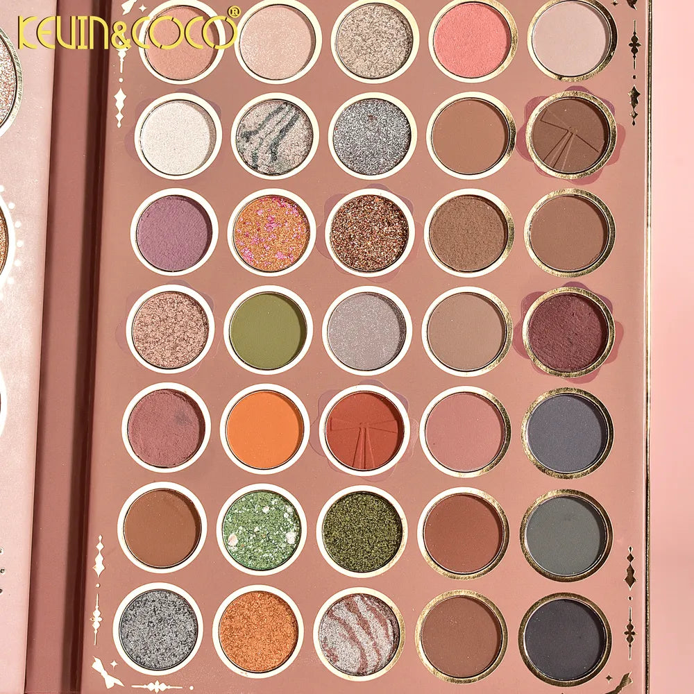 Paleta de Sombras de Ojos Brown Bowknot de 117 Colores