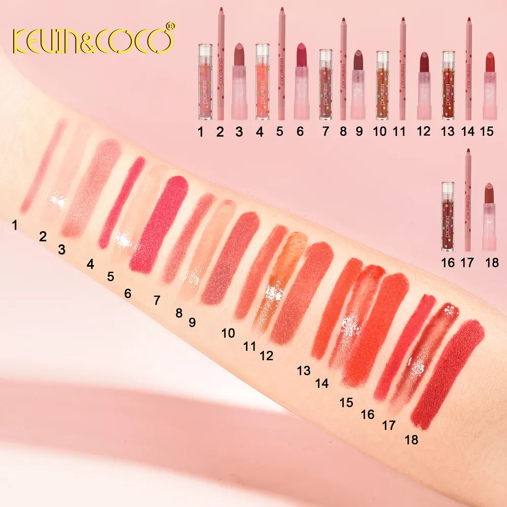 Perfilador Labial + Brillo Labial + Barra labial