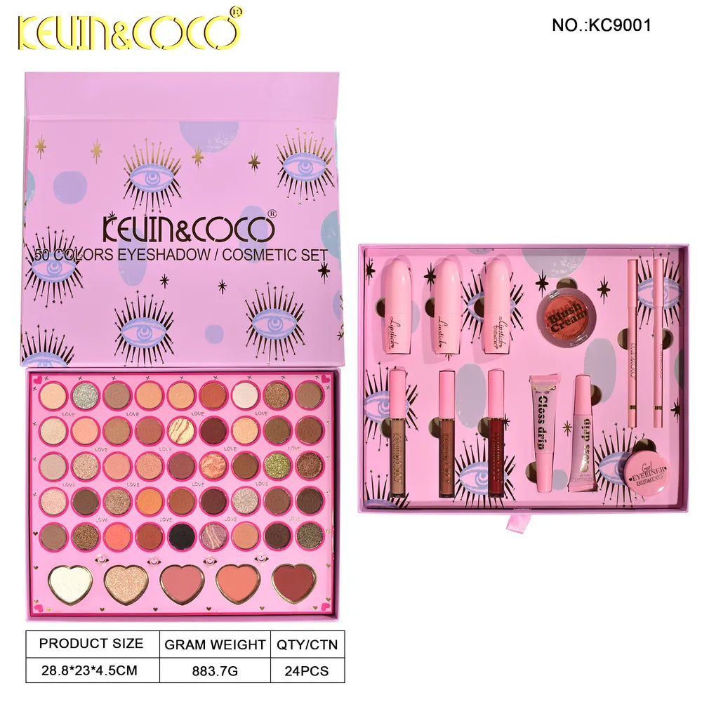 50 Colores Paleta de Maquillaje