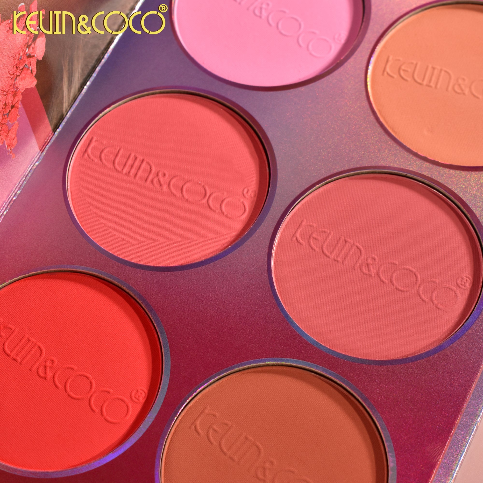 Paleta de Maquillaje de 67 Tonos: Colorete, Sombra de Ojos, Iluminador.