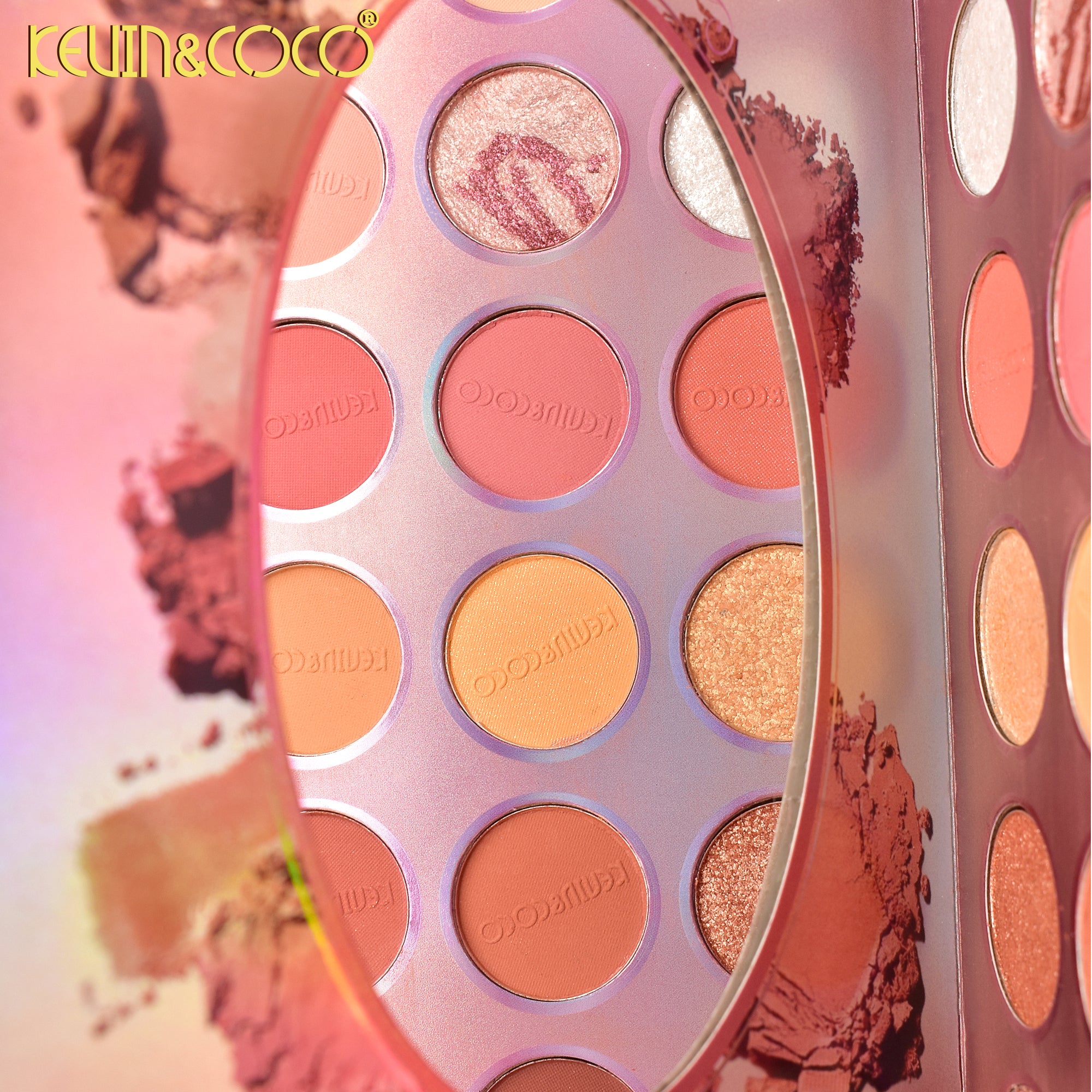 Paleta de Maquillaje de 67 Tonos: Colorete, Sombra de Ojos, Iluminador.