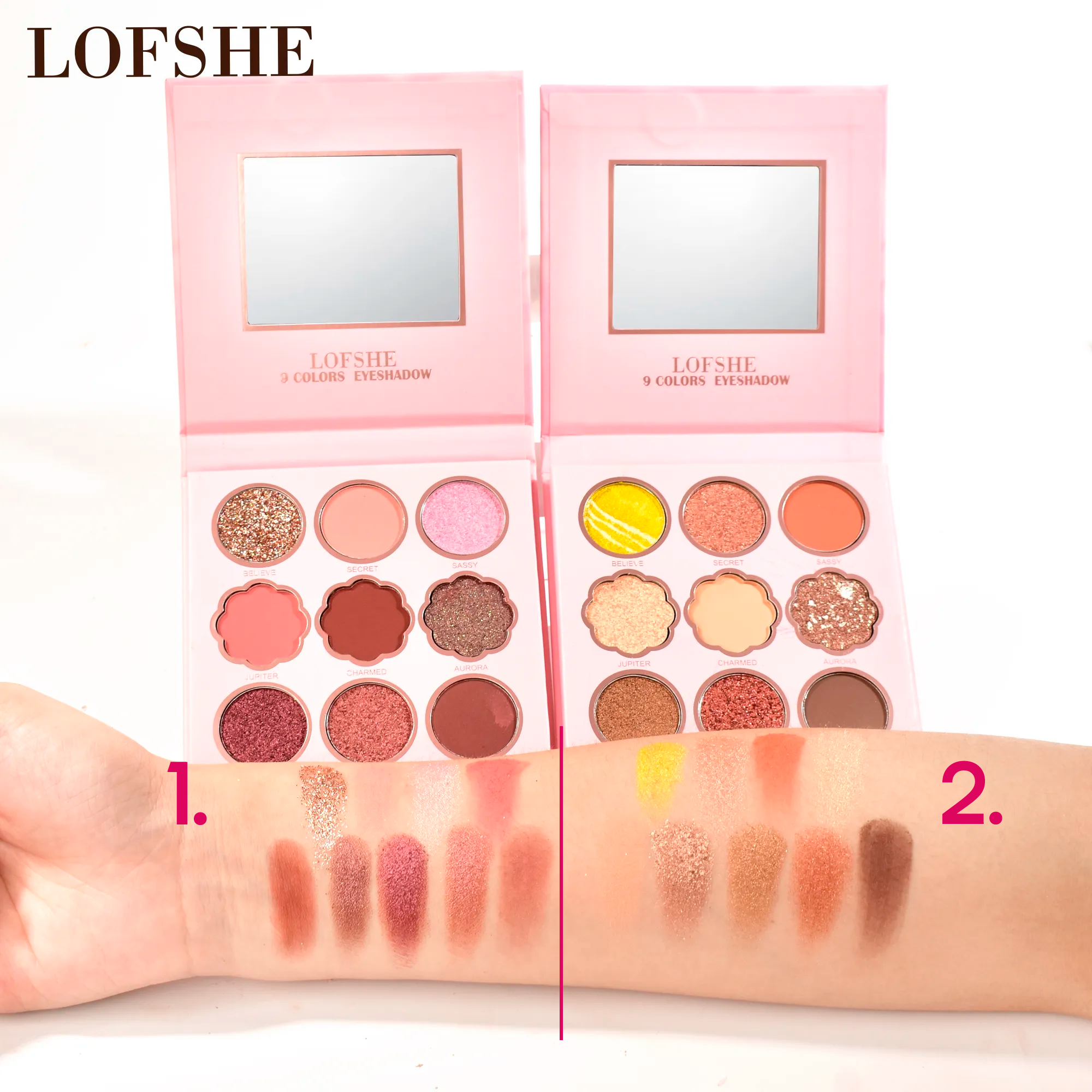 LOFSHE Paleta de Maquillaje,  Sombra de Ojos 9 Colores