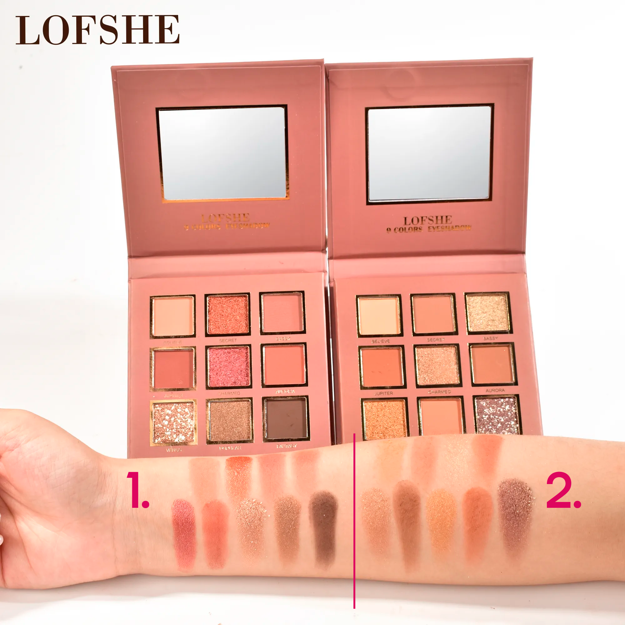 LOFSHE Paleta de Maquillaje,  Sombra de Ojos 9 Colores