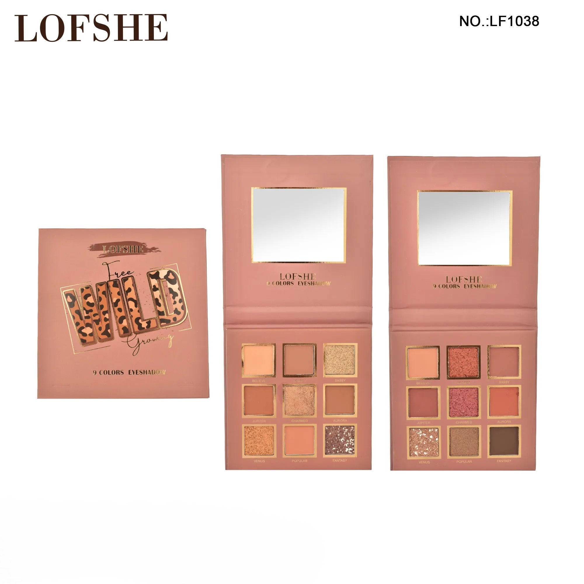 LOFSHE Paleta de Maquillaje,  Sombra de Ojos 9 Colores