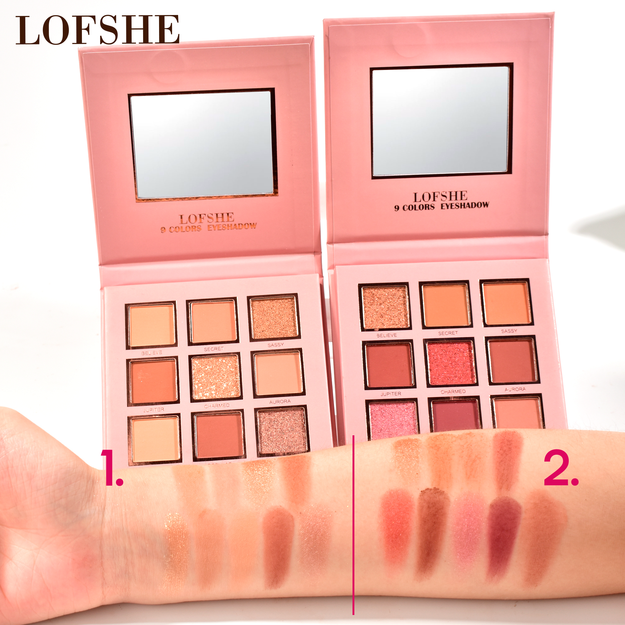 LOFSHE Paleta de Maquillaje,  Sombra de Ojos 9 Colores