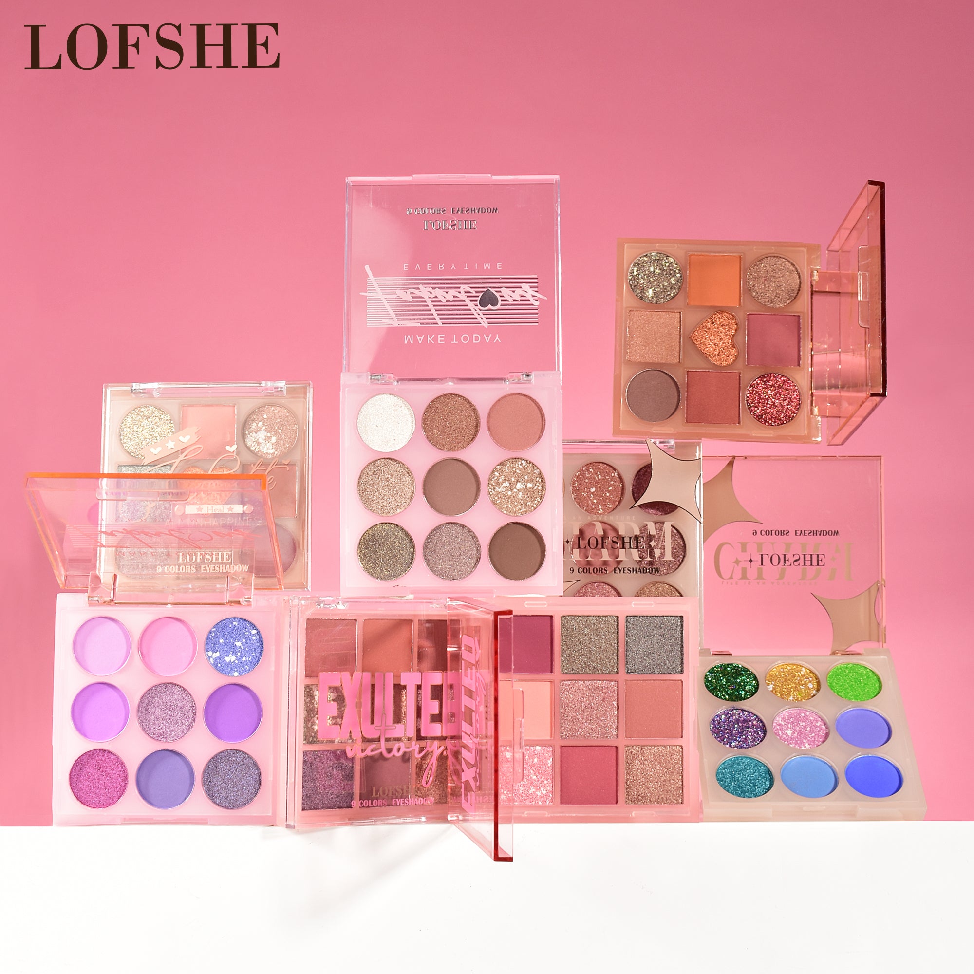 LOFSHE Paleta de Maquillaje,  Sombra de Ojos 9 Colores