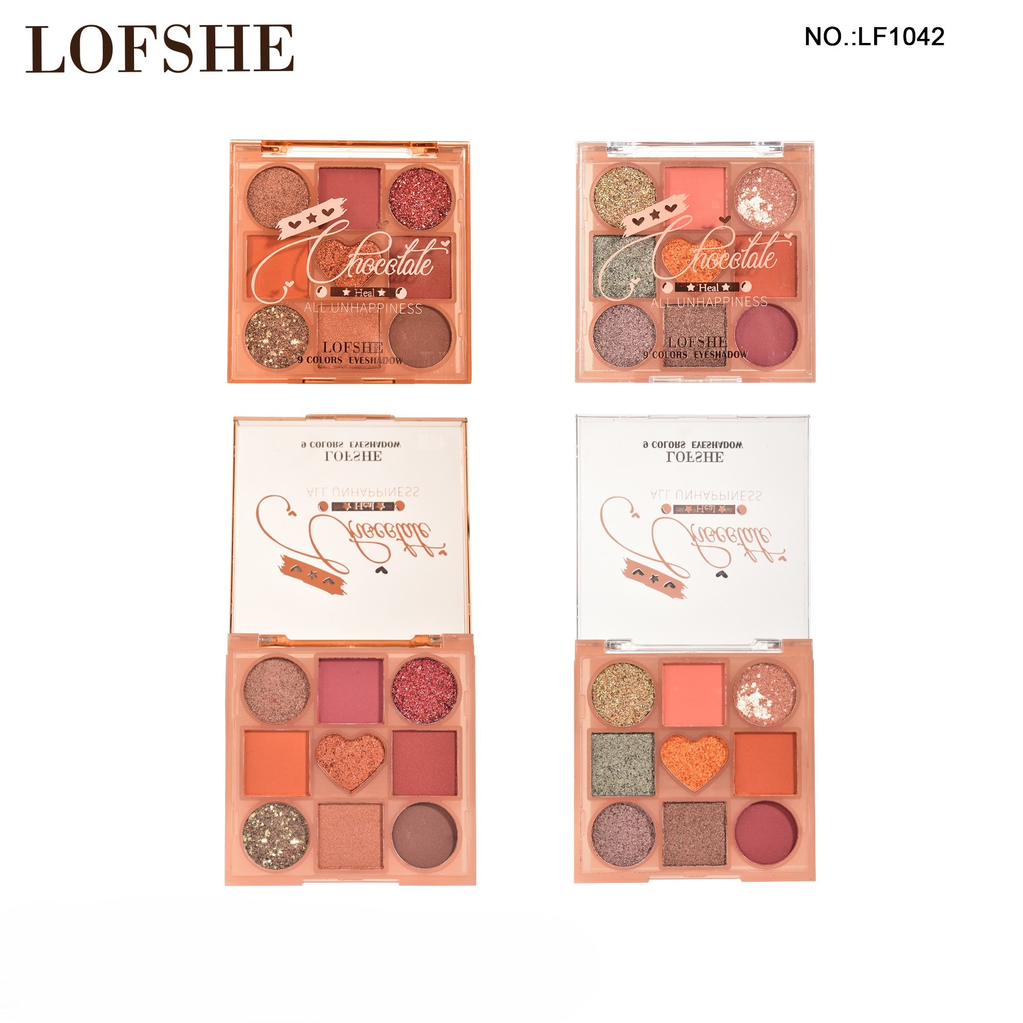 LOFSHE Paleta de Maquillaje,  Sombra de Ojos 9 Colores