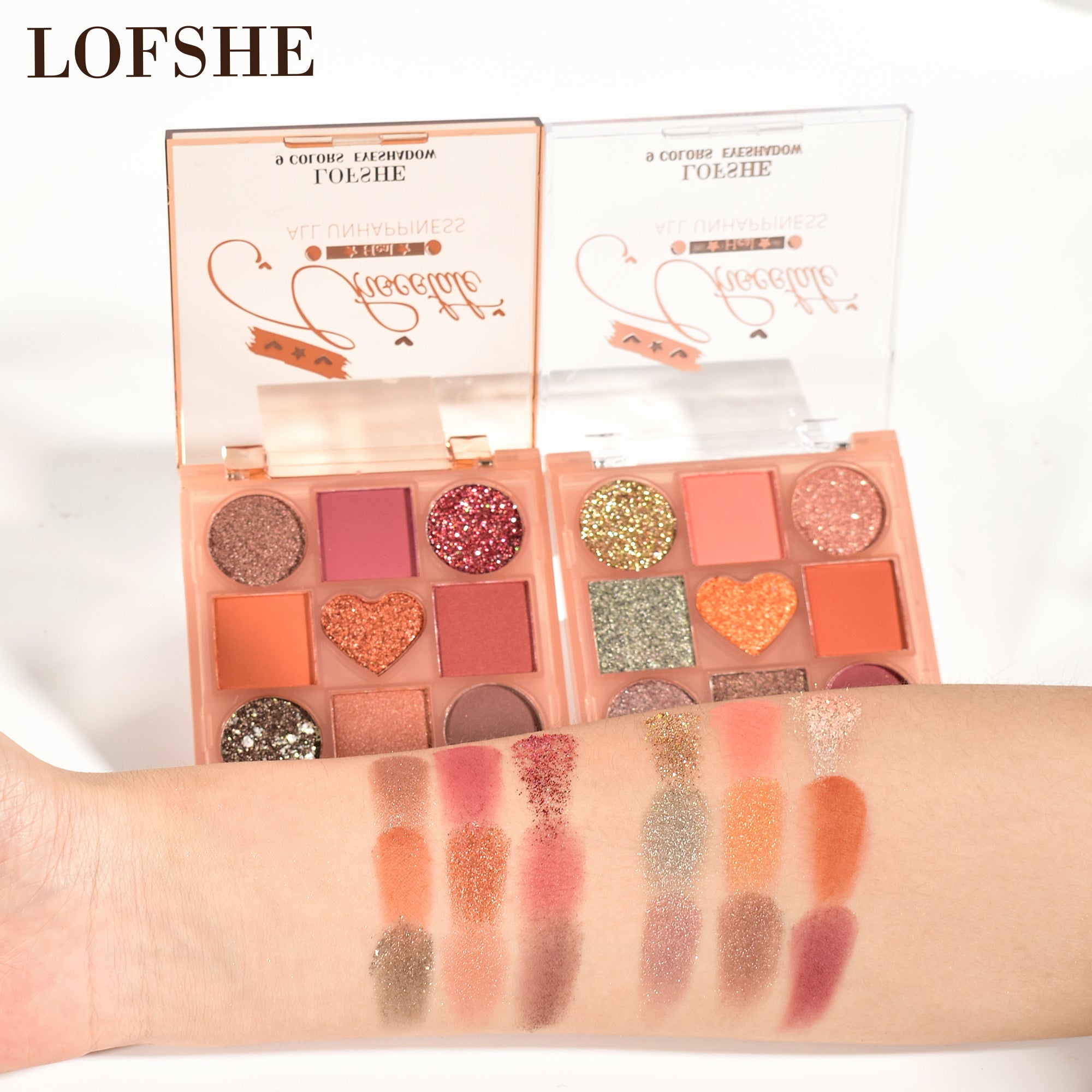 LOFSHE Paleta de Maquillaje,  Sombra de Ojos 9 Colores