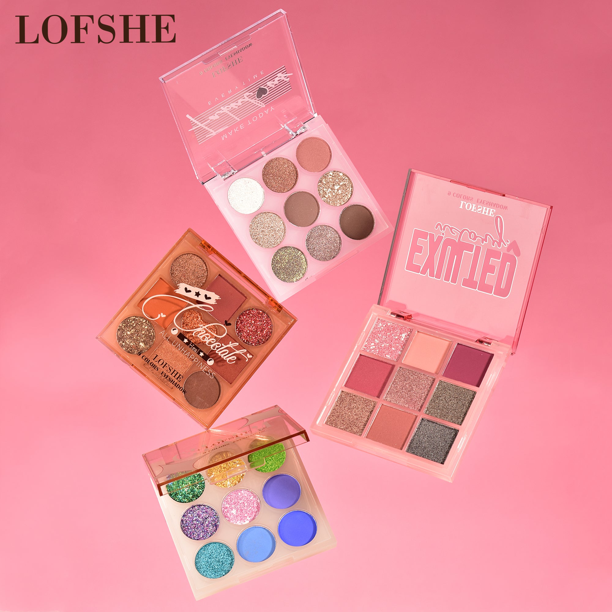 LOFSHE Paleta de Maquillaje,  Sombra de Ojos 9 Colores