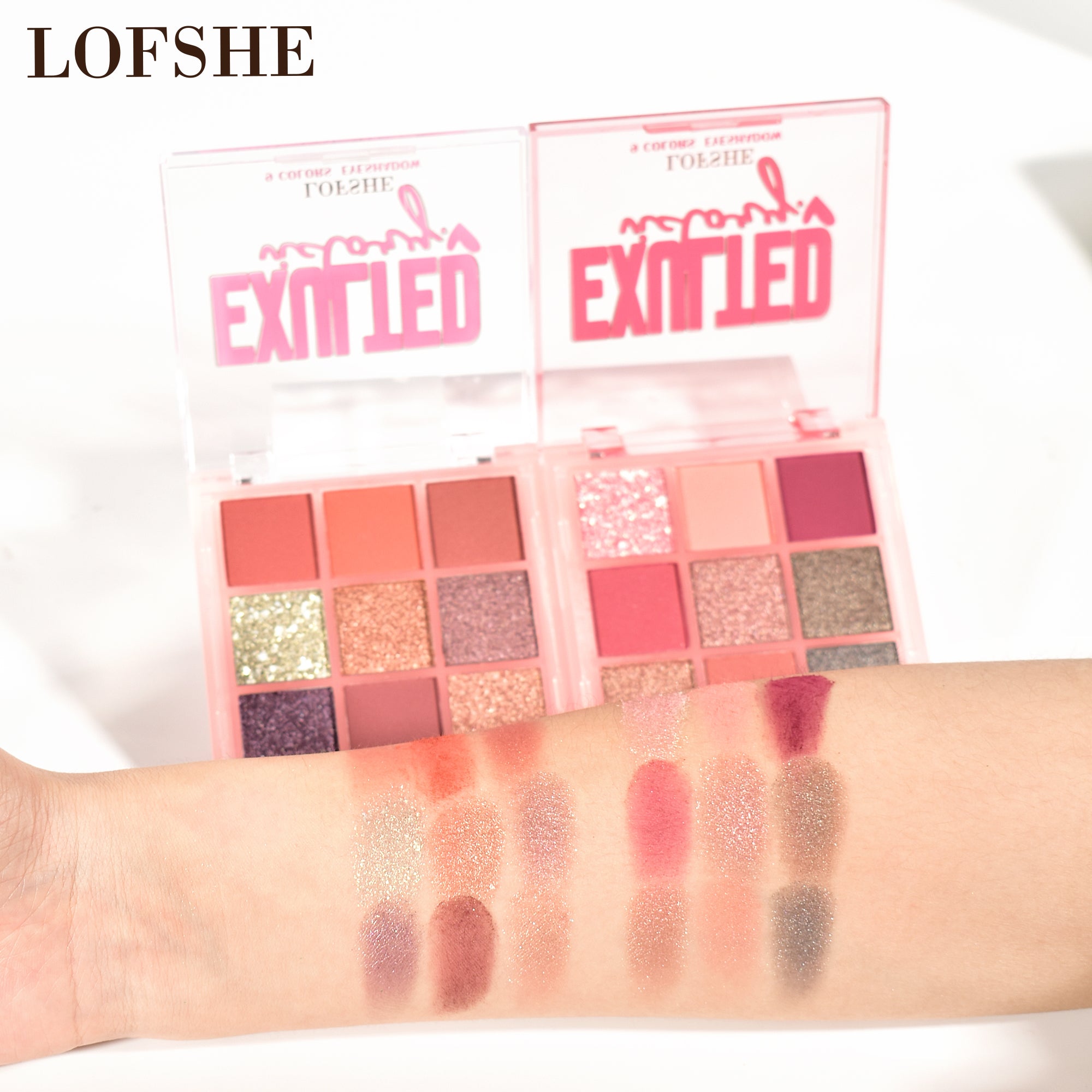 LOFSHE Paleta de Maquillaje,  Sombra de Ojos 9 Colores