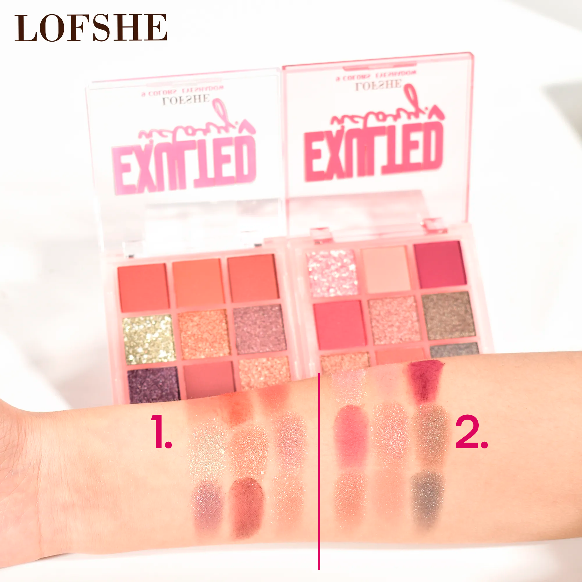 LOFSHE Paleta de Maquillaje,  Sombra de Ojos 9 Colores