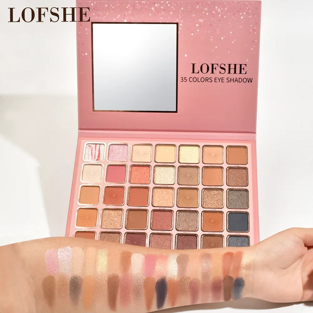 LOFSHE Paleta de Sombra de Ojos de 35 Tonos