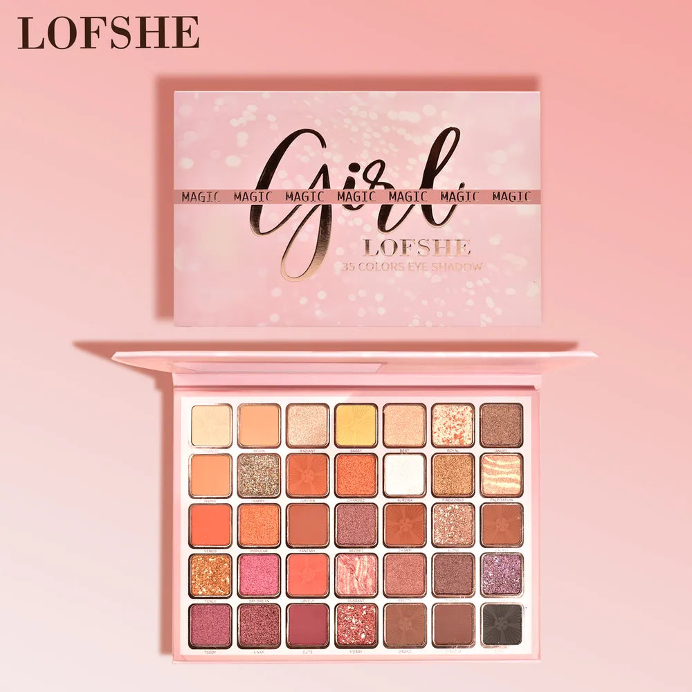 LOFSHE Paleta de Sombra de Ojos de 35 Tonos
