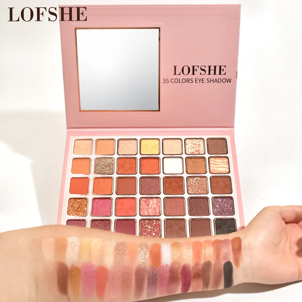LOFSHE Paleta de Sombra de Ojos de 35 Tonos