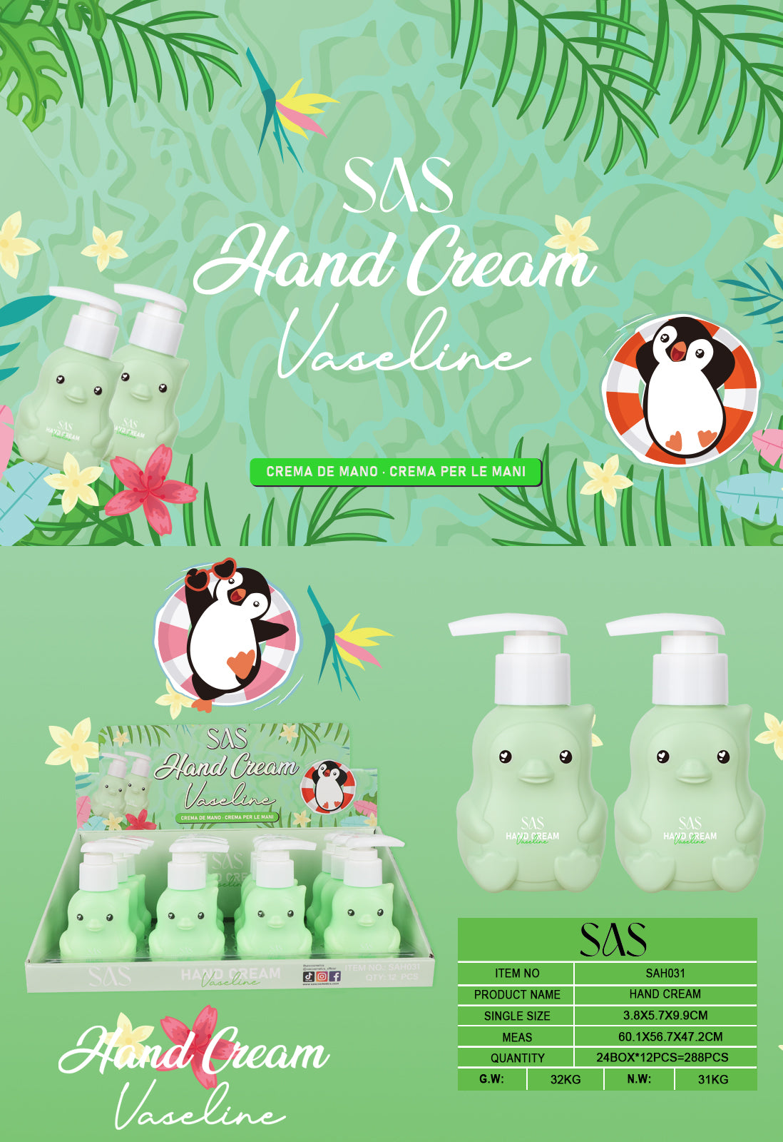 Crema de Manos Vaselina