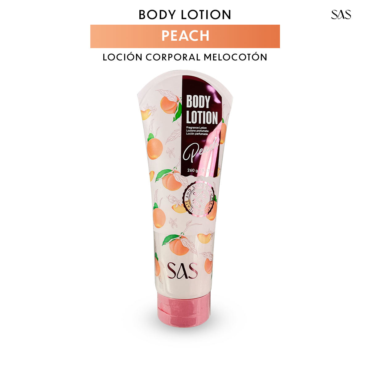 Loción Corporal Perfumada con Melocotón