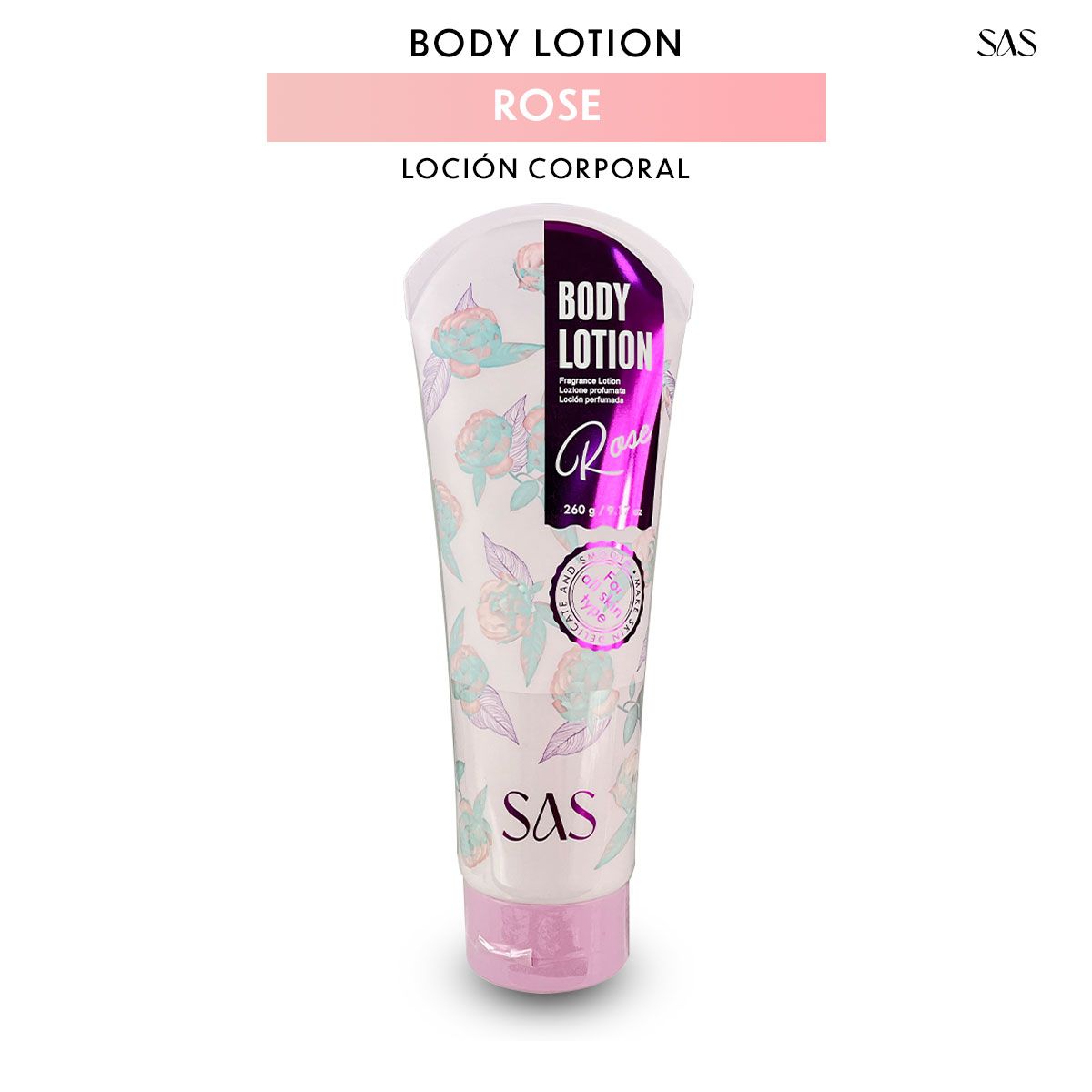 Loción Corporal Perfumada con Rosa