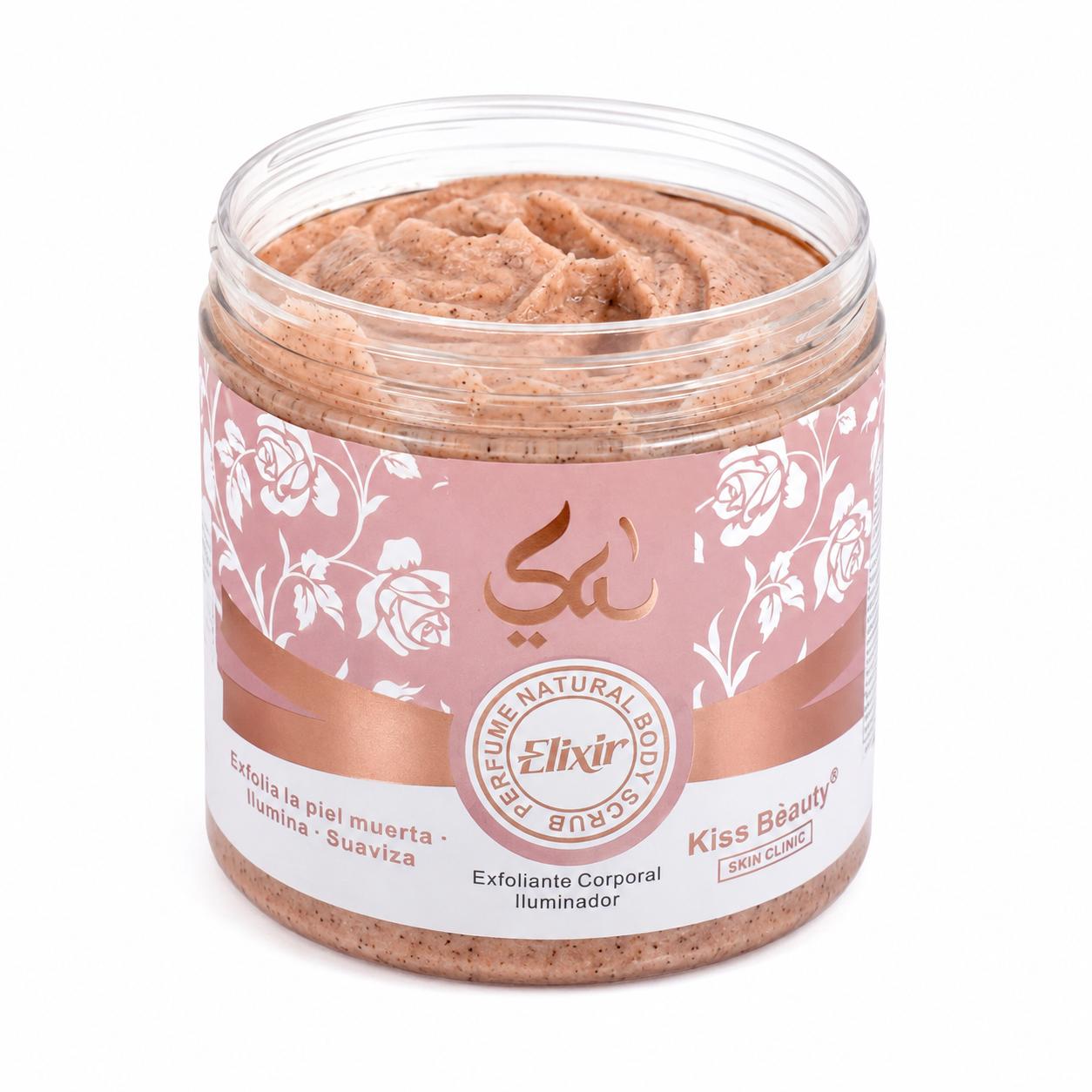 Colección Esencia Árabe Serie Elixir, Loción Corporal, Gel de Ducha, Desodorante - Exfoliante Corporal