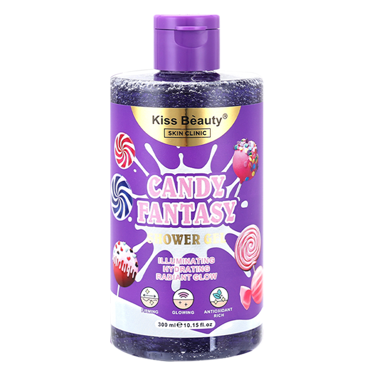 Gel de Ducha Fantasy, Ilumina, Firmeza y Antioxidante. 300 ml