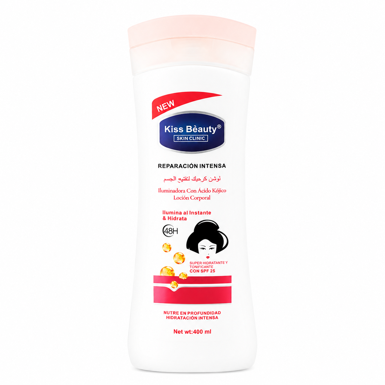 Loción Corporal con Kojic Acid, Ilumina e Hidrata.