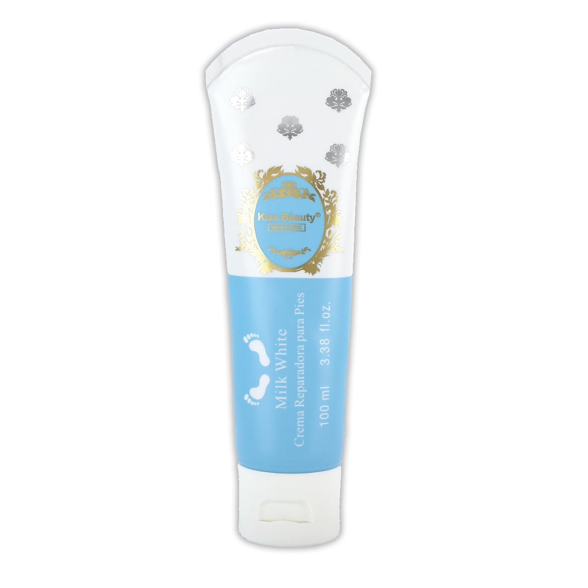 COLECCIÓN  MILK WHITE, Gama Completa de Skincare, Mascarilla Facial, Limpiador F - Crema Pies
