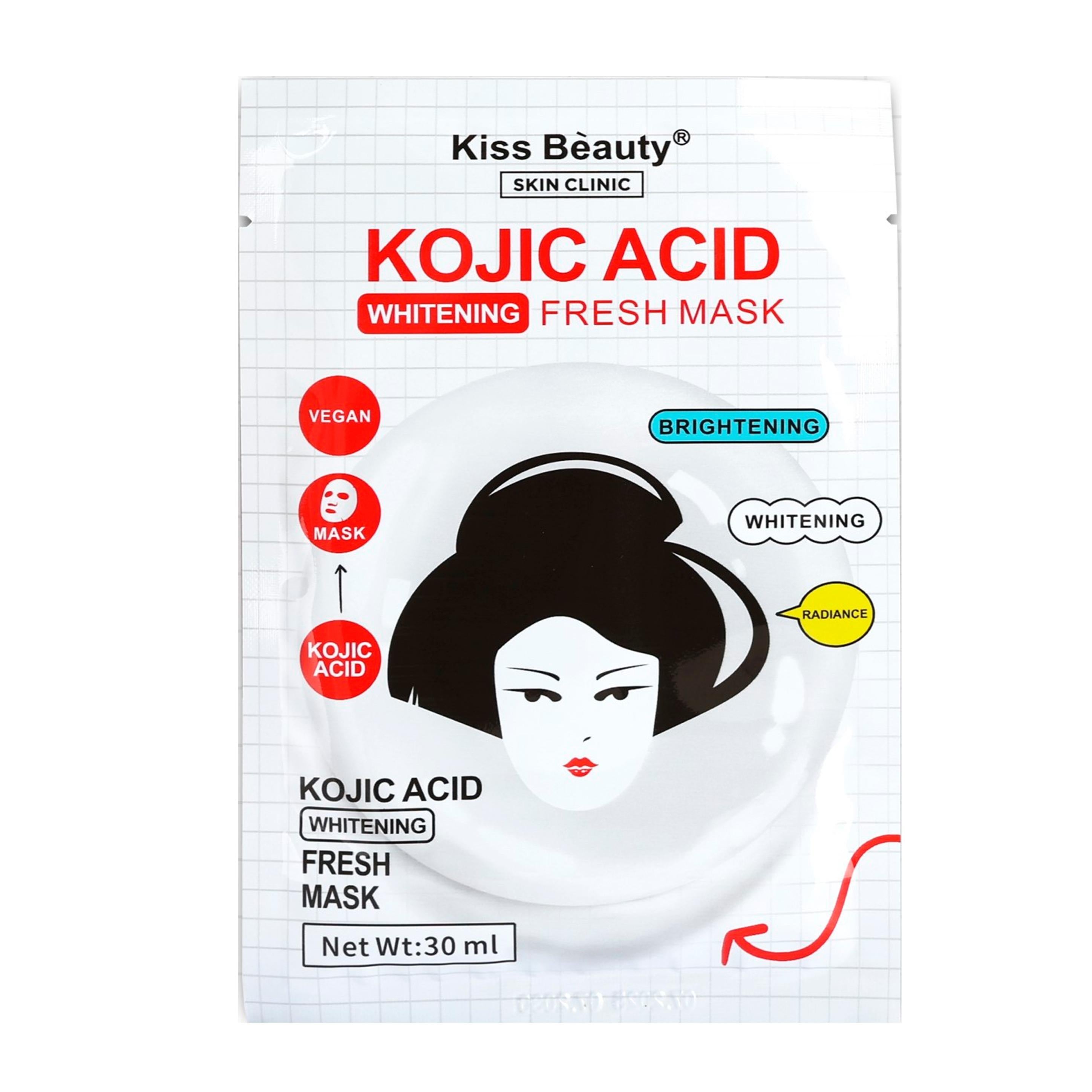 Skin Care Línea Coreana con Ácido Kójico (KOJIC ACID) , Función Despigmentante p - Mascarilla Facial