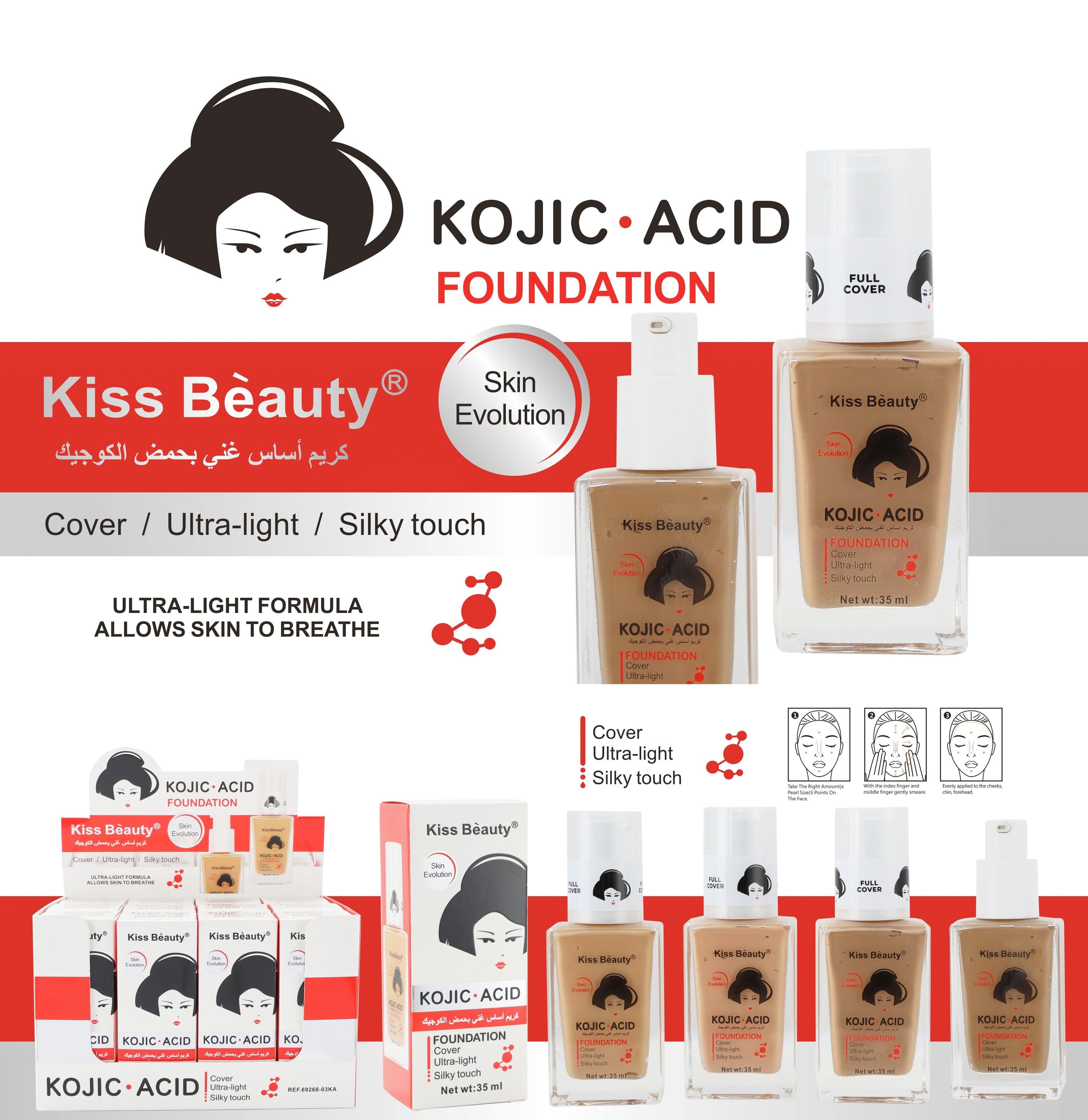 Skin Care Línea Coreana con Ácido Kójico (KOJIC ACID) , Función Despigmentante para las Manchas y Antioxidante. Piel Ilu