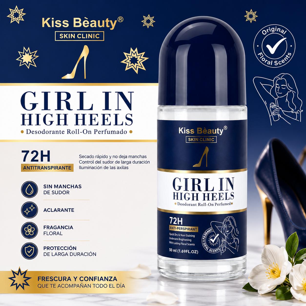 Desodorante Roll-On Perfumado 72H para Mujer. Inspirado en Perfumes de Moda.