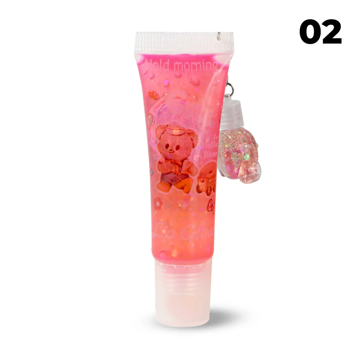 Hold Morning Cute Lip Gloss Hidratante Colgante Osito