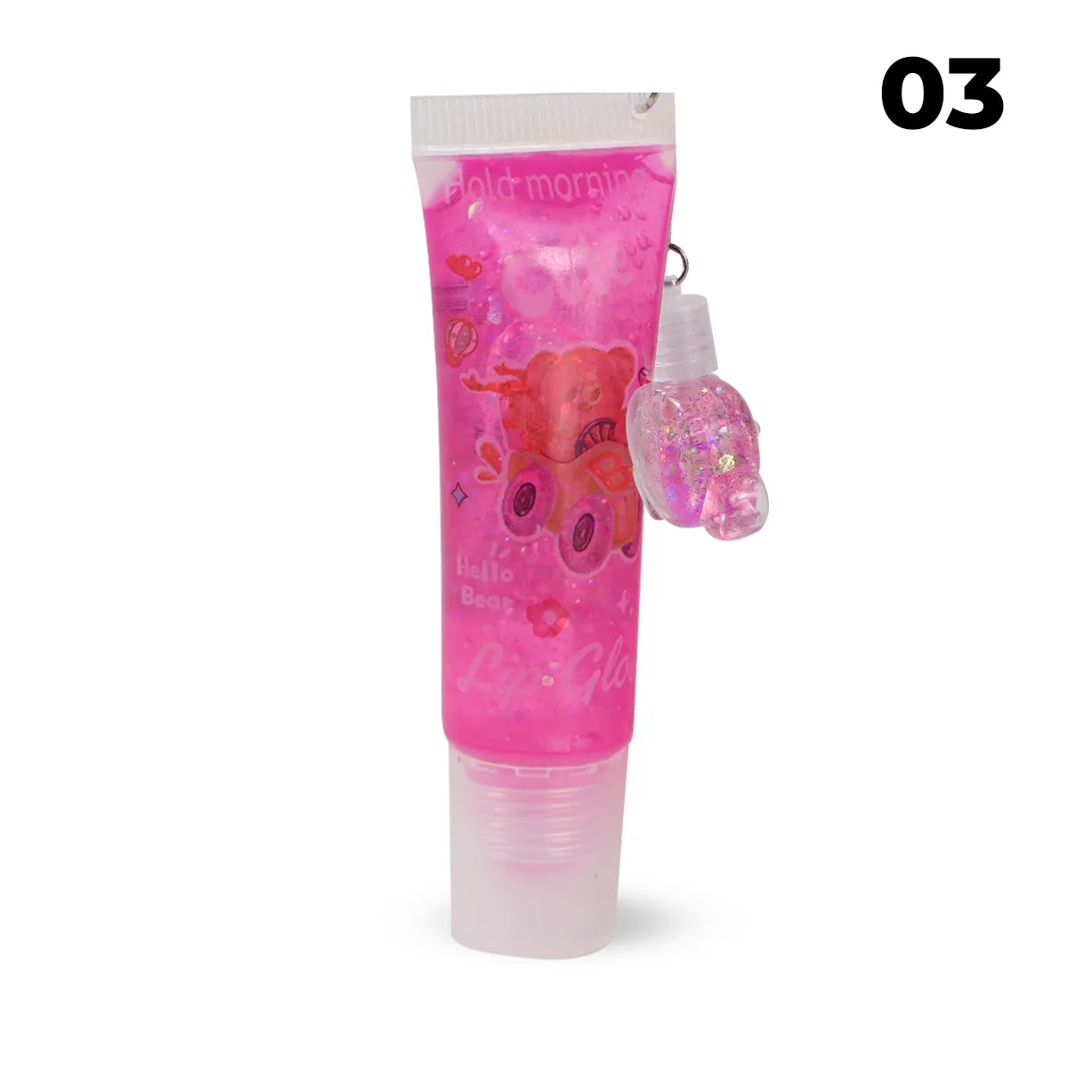 Hold Morning Cute Lip Gloss Hidratante Colgante Osito