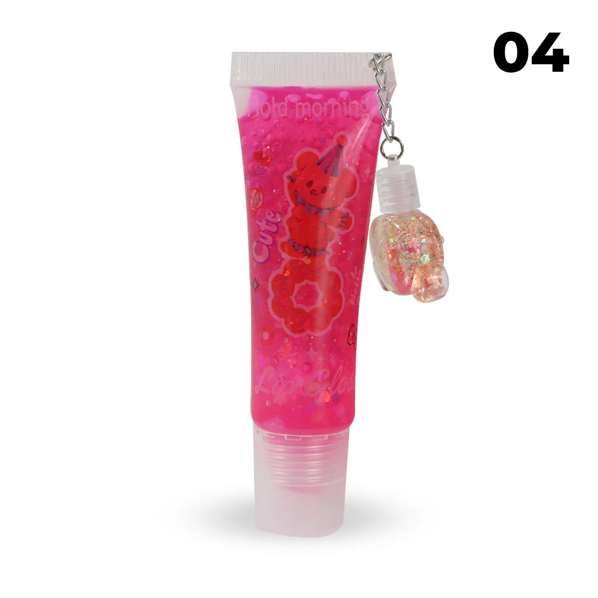 Hold Morning Cute Lip Gloss Hidratante Colgante Osito