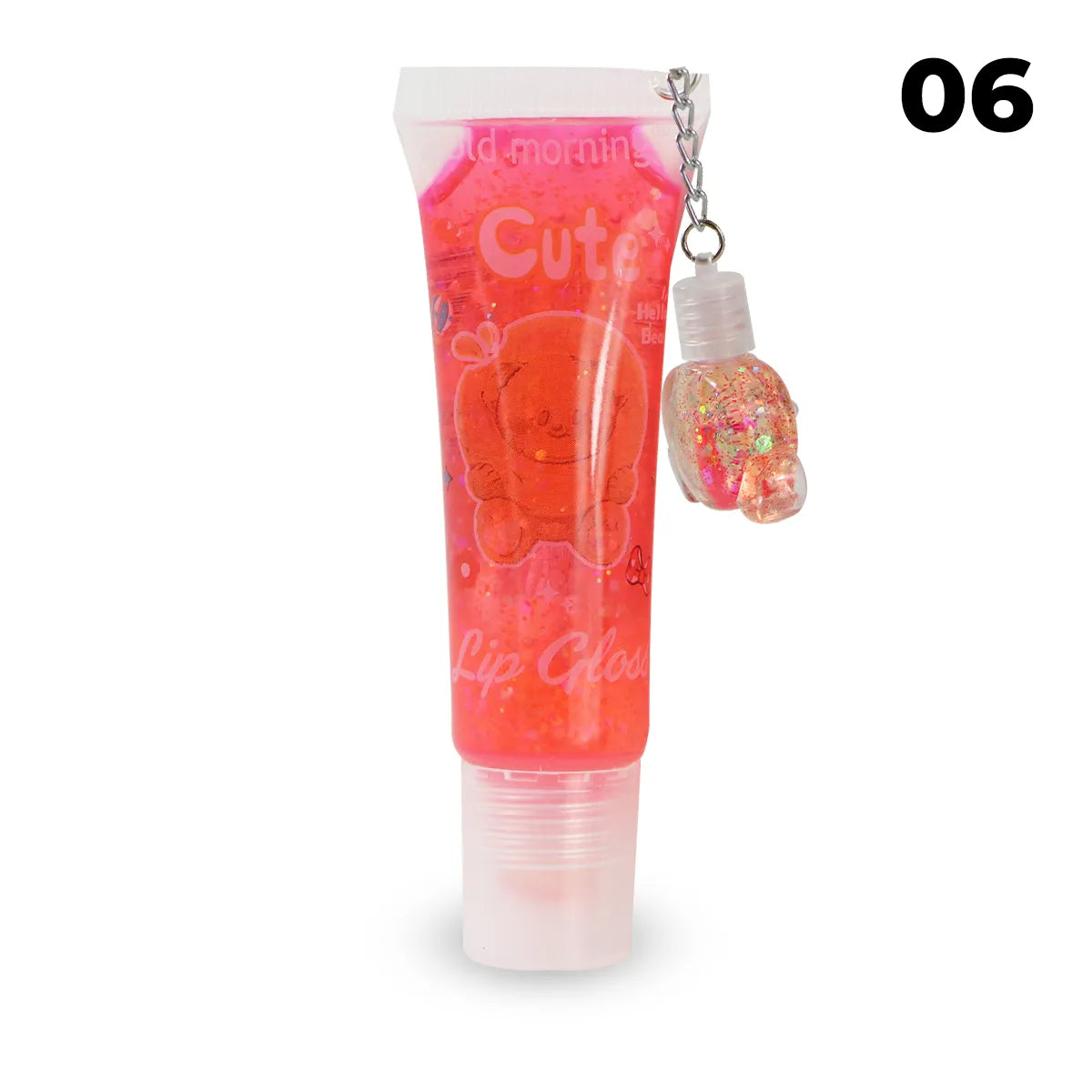 Hold Morning Cute Lip Gloss Hidratante Colgante Osito