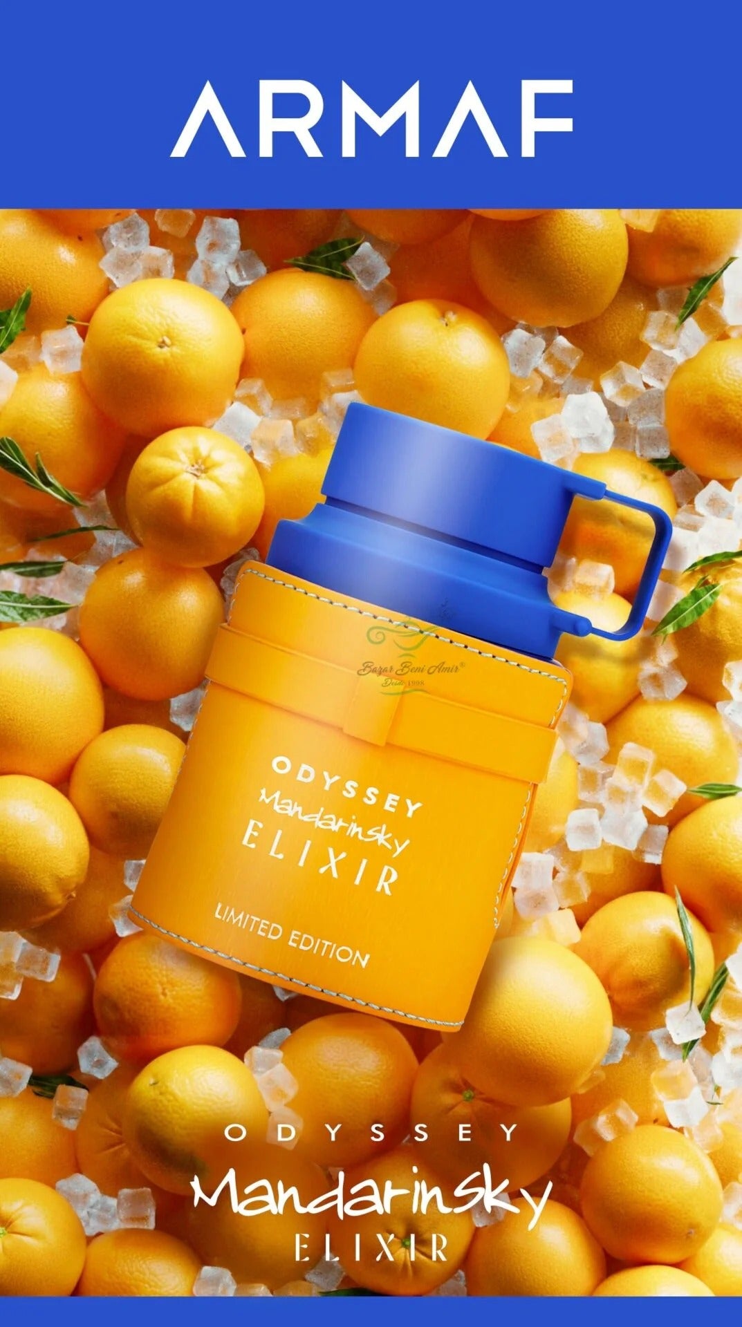 Odyssey Mandarin Sky Elixir Armaf para Hombres y Mujeres, Perfume Árabe de Larga Duración Unisex, Eau de Parfum 100 ml para Hombre y Mujer.