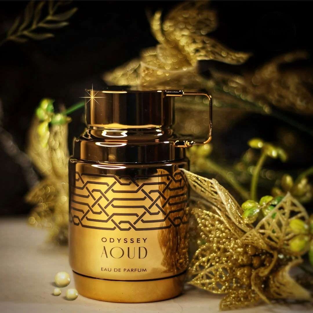 Perfume Árabe Odyssey Aoud de Armaf,  Eau de Parfum para Hombre, Larga Duración, 100 ml.