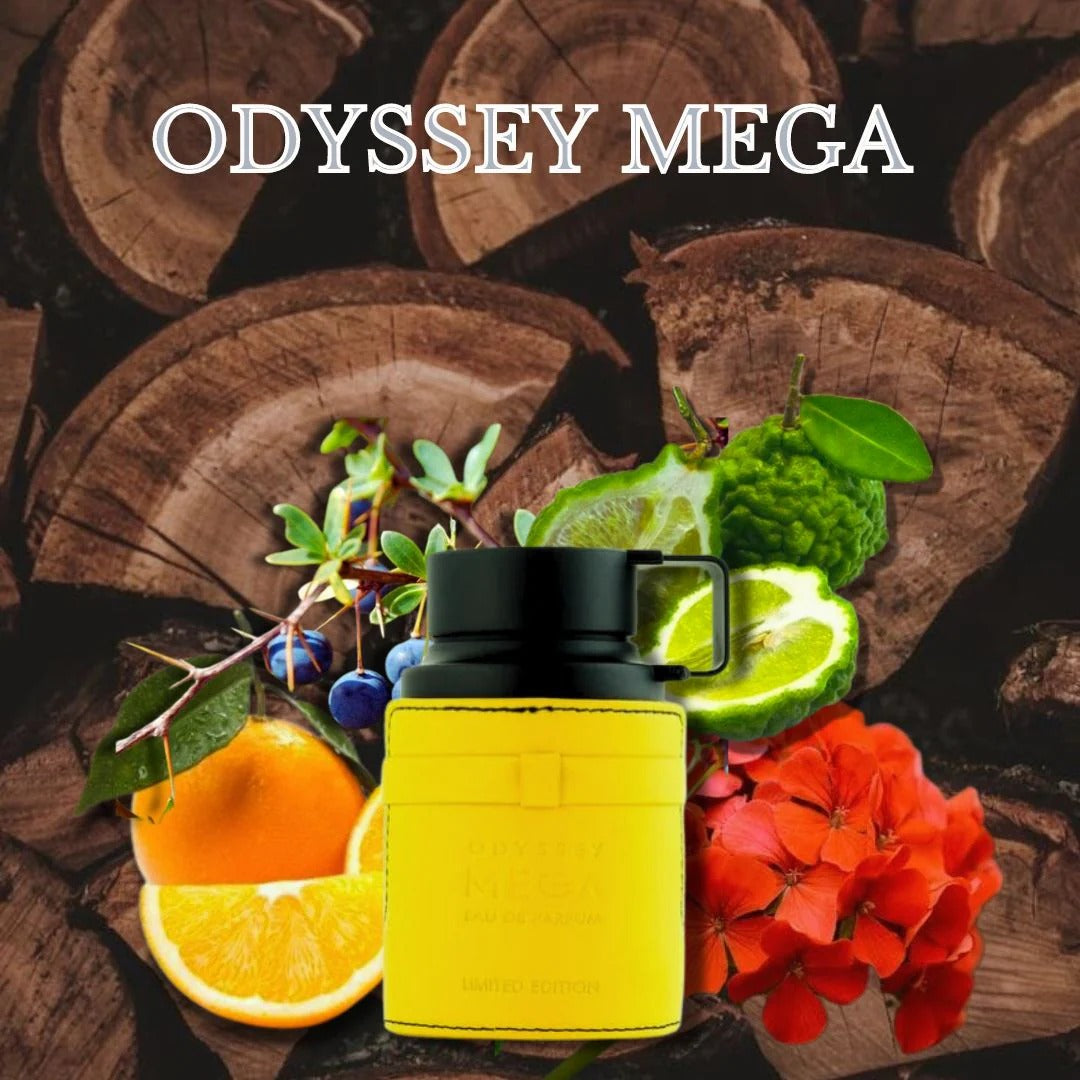 Odyssey Mega Man Armaf para Hombres, Perfume Árabe de Larga Duración, Eau de Parfum 100 ml.