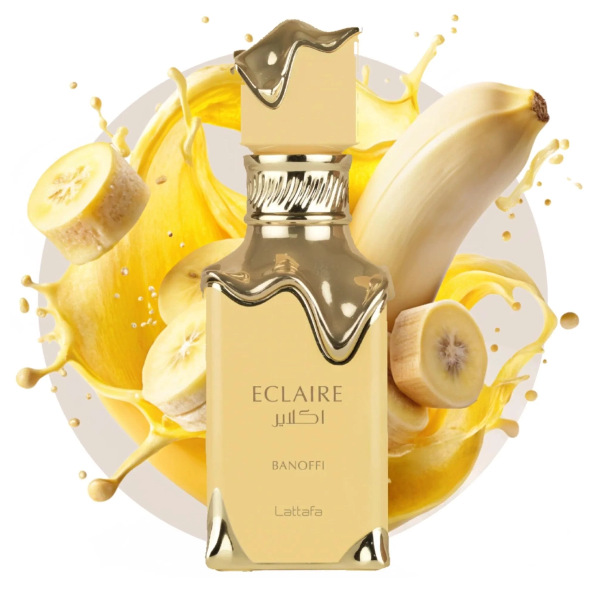 Eclaire Banoffi Lattafa Perfumes para Hombres y Mujeres, Eau de Parfum 100 ml, Perfume Árabe Unisex