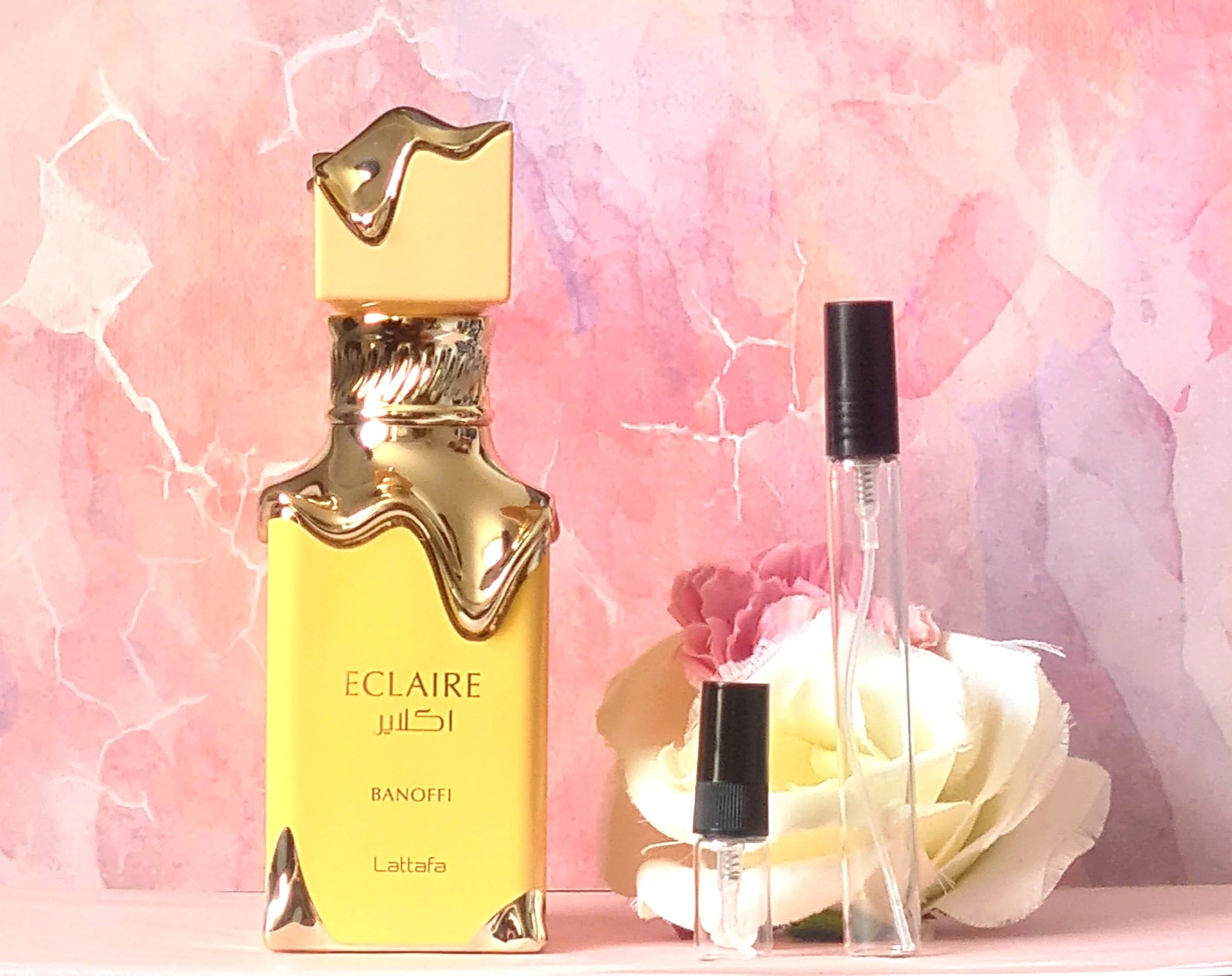 Eclaire Banoffi Lattafa Perfumes para Hombres y Mujeres, Eau de Parfum 100 ml, Perfume Árabe Unisex