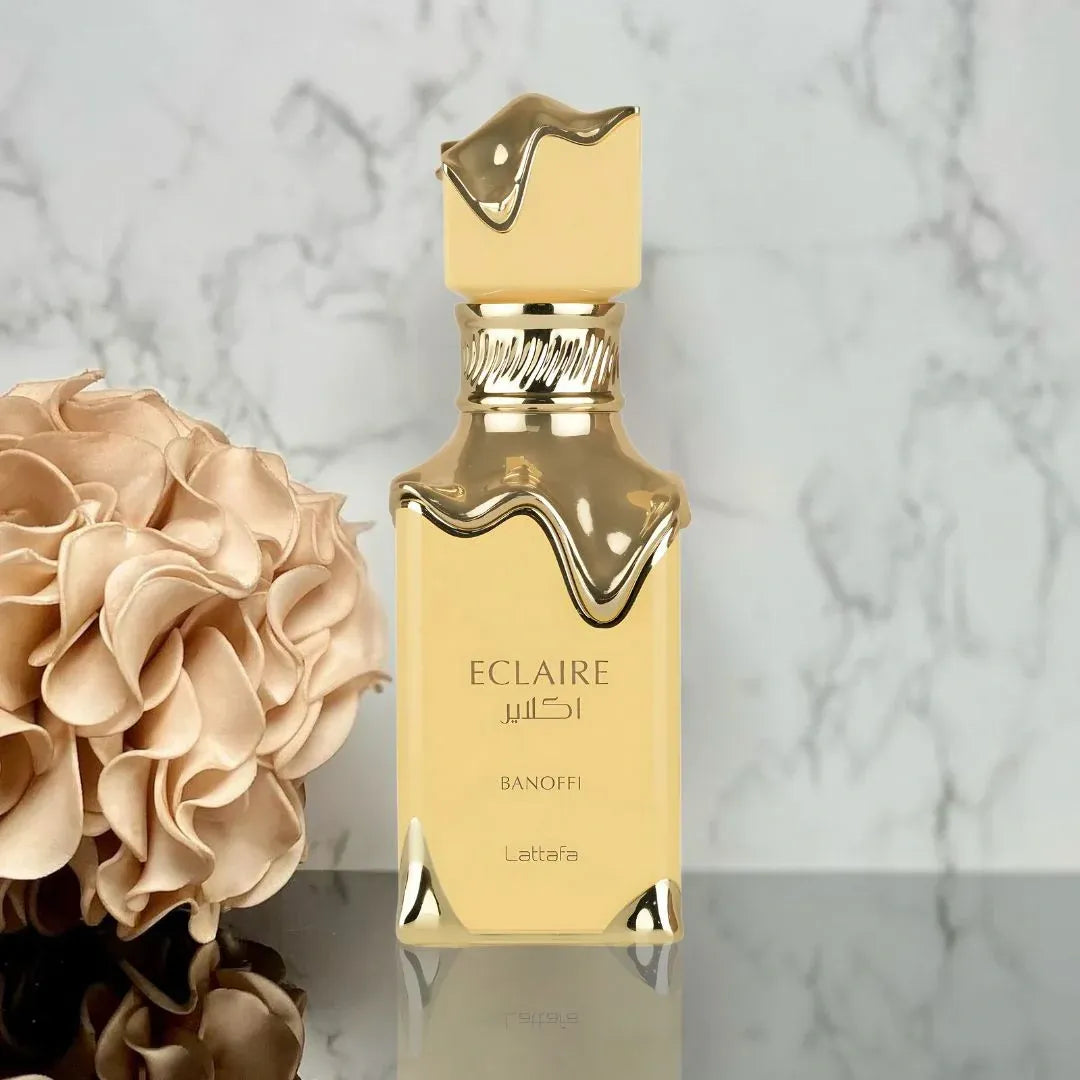 Eclaire Banoffi Lattafa Perfumes para Hombres y Mujeres, Eau de Parfum 100 ml, Perfume Árabe Unisex