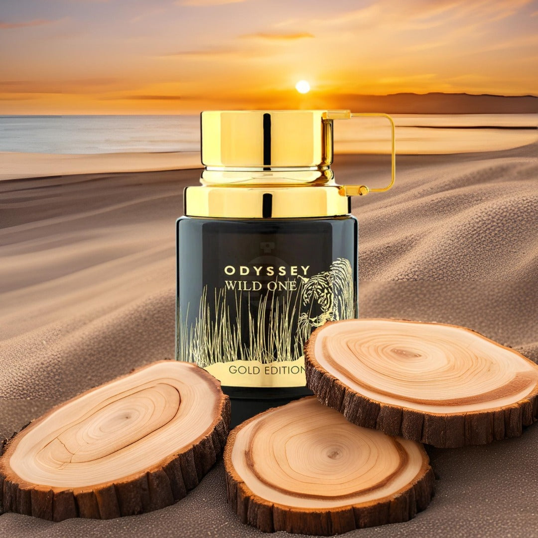 Odyssey Wild One Gold Edition Armaf, Perfume Árabe de Larga Duración para Hombres, Eau de Parfum 100 ml.