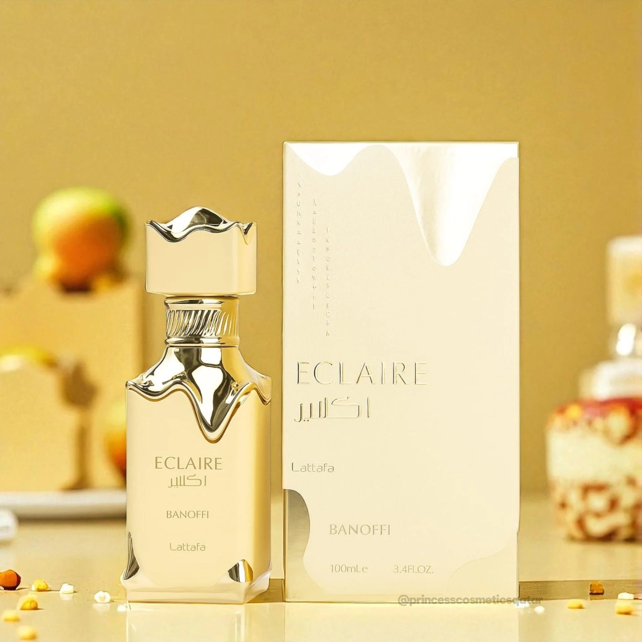 Eclaire Banoffi Lattafa Perfumes para Hombres y Mujeres, Eau de Parfum 100 ml, Perfume Árabe Unisex
