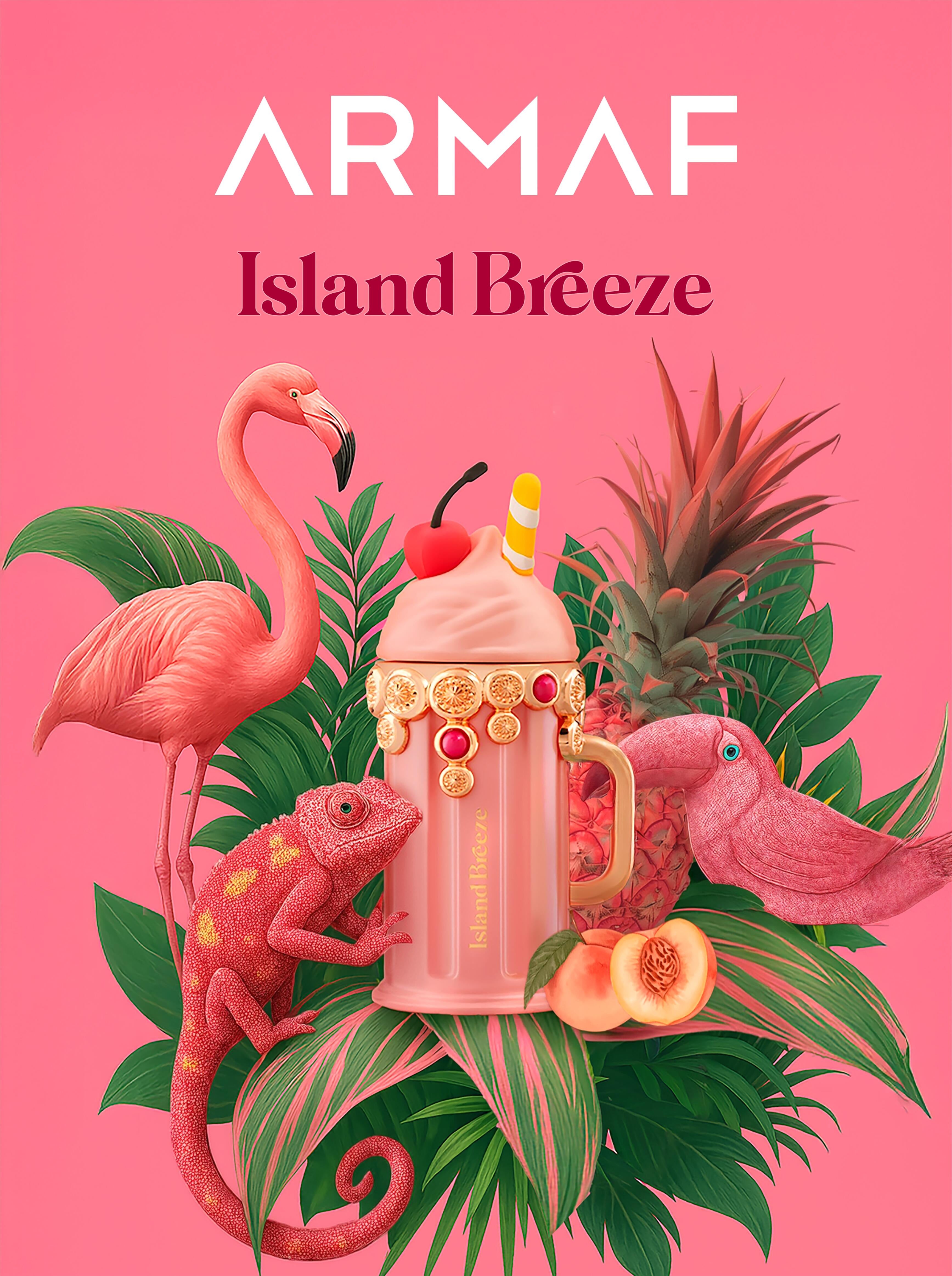 Island Breeze Armaf para Hombre y Mujeres, Eau de Parfum 100 ml, Perfume Árabe Unisex Larga Duración