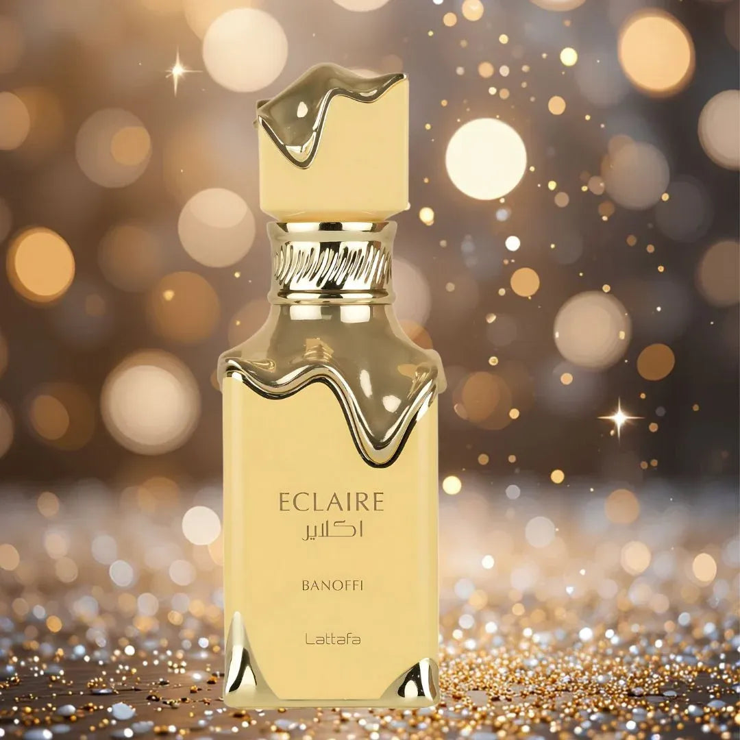 Eclaire Banoffi Lattafa Perfumes para Hombres y Mujeres, Eau de Parfum 100 ml, Perfume Árabe Unisex