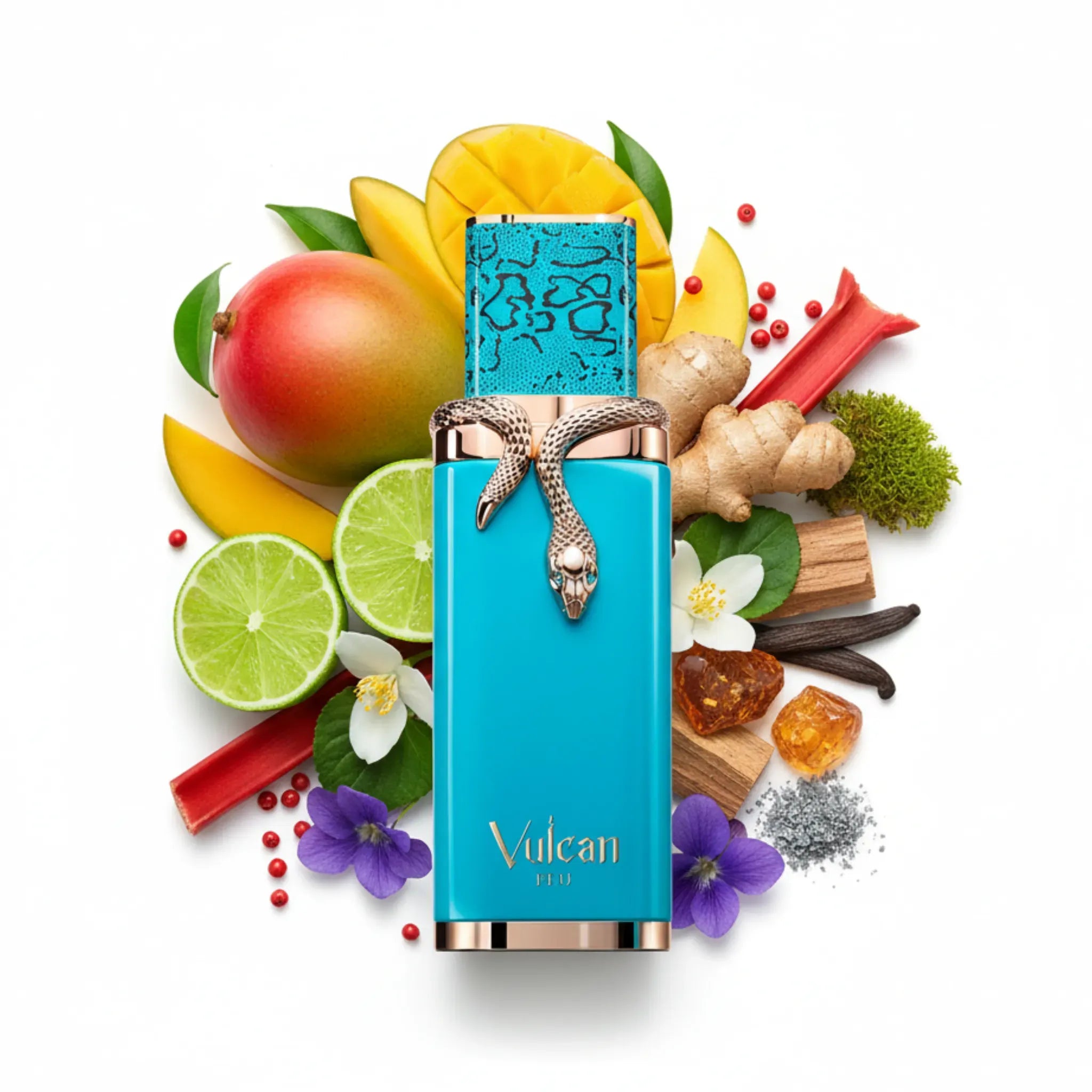 Vulcan Feu French Avenue para Hombres y Mujeres, Eau de Parfum Unisex, Perfume Árabe de Larga Duración 100 ml.