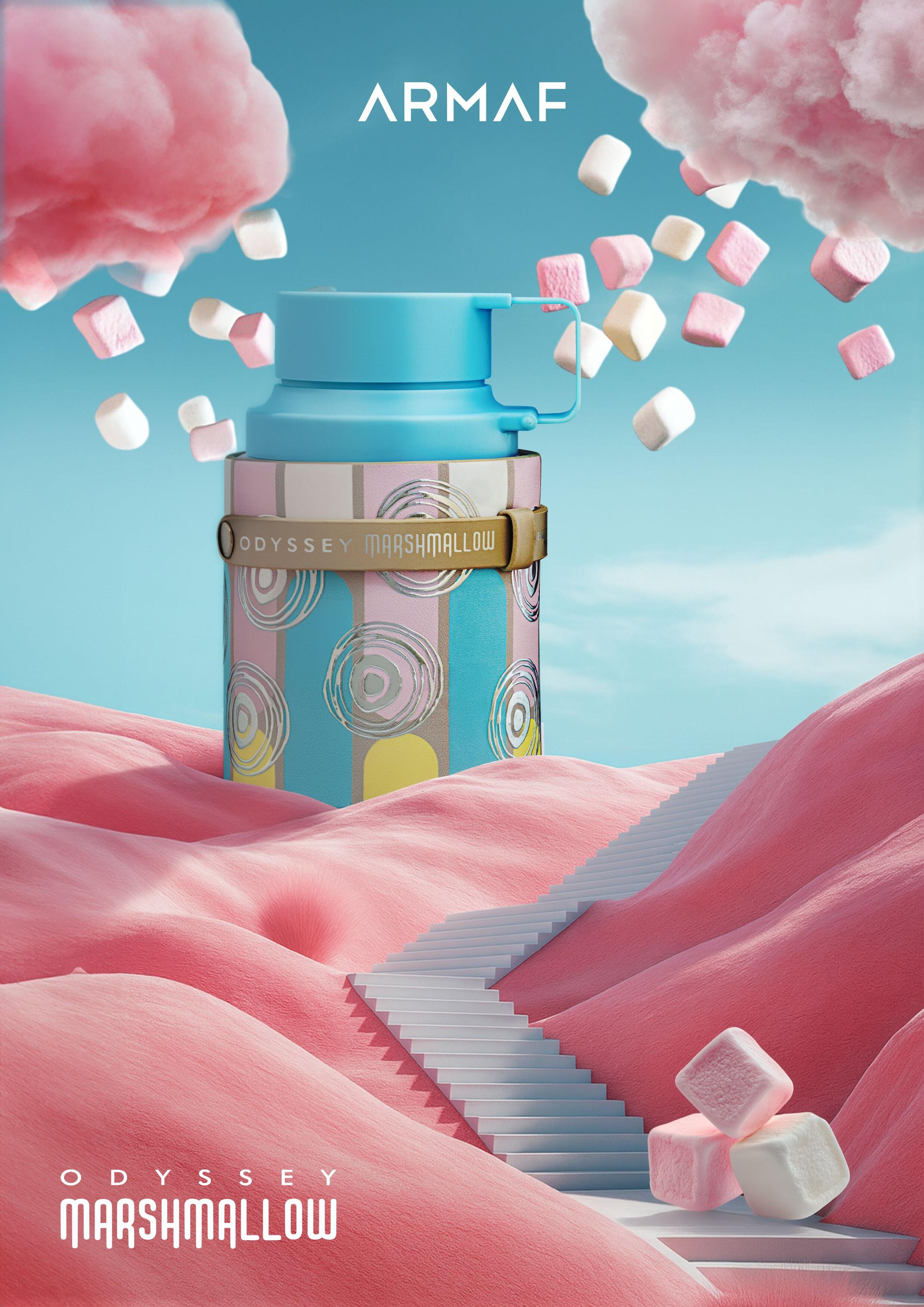 Eau de Parfum Odyssey Marshmallow 110 ml, Perfume Árabe de Larga Duración Mujer.