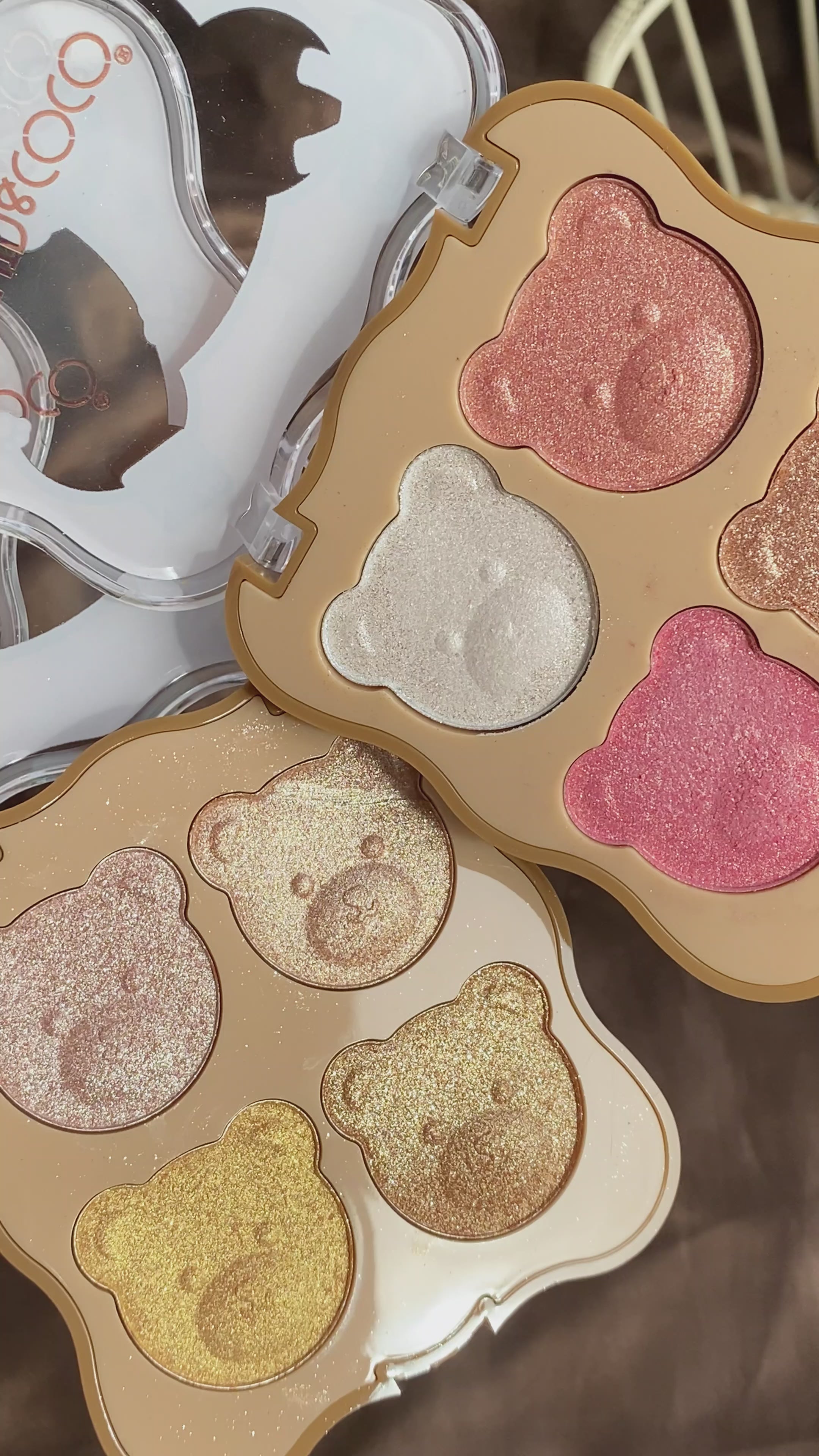 Paleta de Iluminadores Fuzzy Bear Fun de 4 Colores