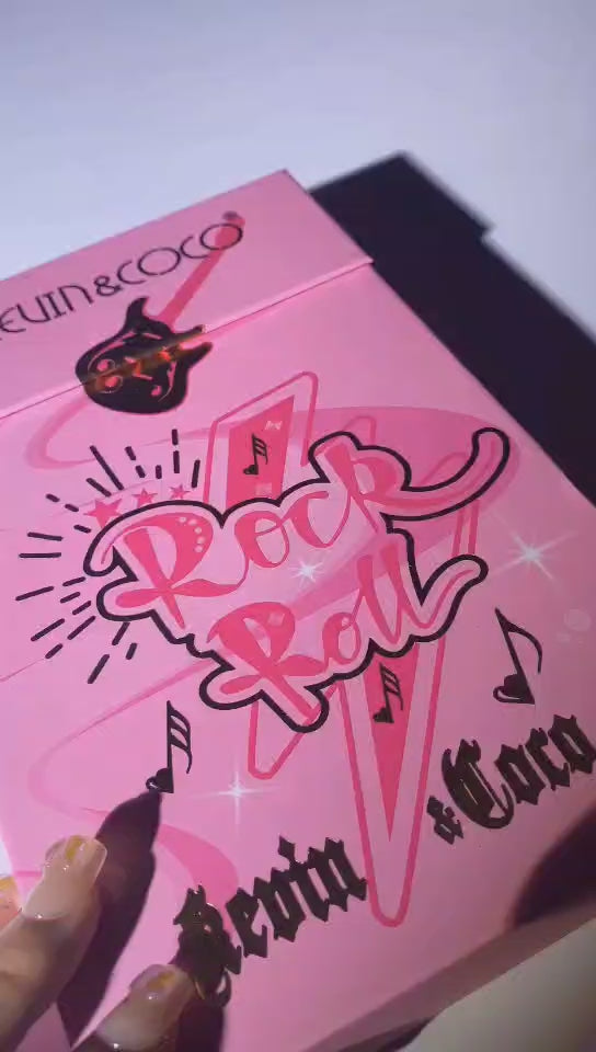 Juego de Brillos Labiales Mate Rock and Roll de 6 Colores