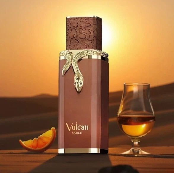 Vulcan Sable French Avenue para Hombres y Mujeres, Eau de Parfum Unisex 100 ml, Perfume Árabe Larga Duración.